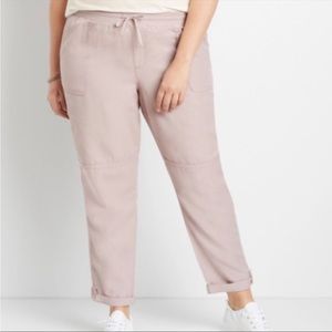 Womens plus 20w ankle pants - Lilac